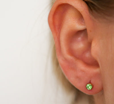 May Emerald Studs