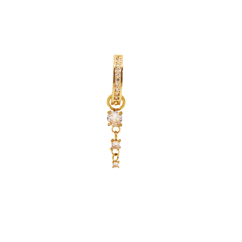 Amalfi Belly Button Ring with Radiance Charm