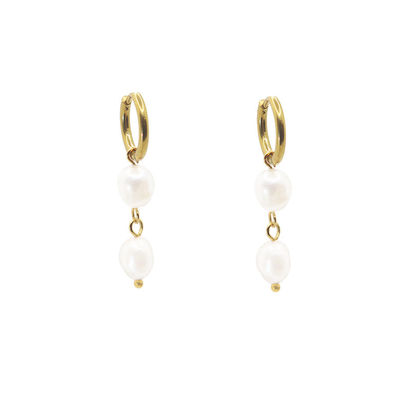 Sorrento Pearl Hoops