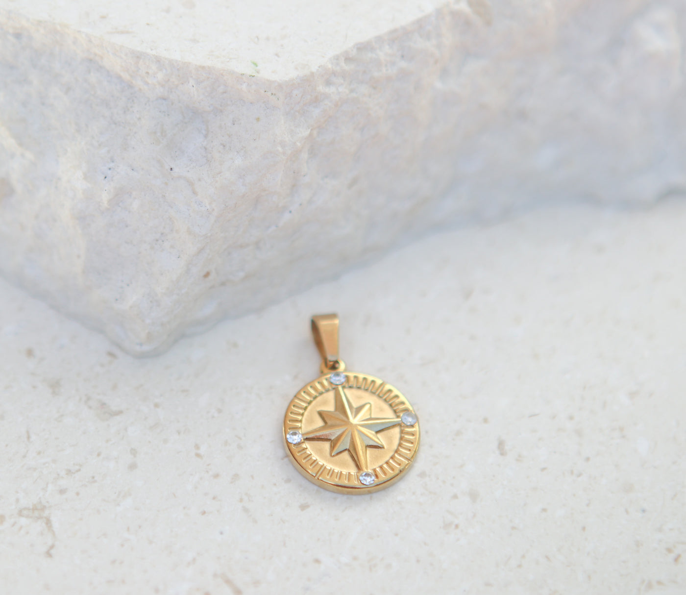 Compass Star Charm