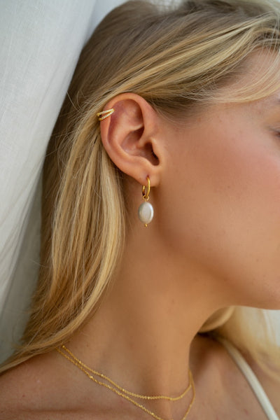 Tropea Pearl Hoops