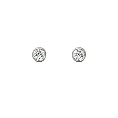 April Diamond Studs-Studs-Dainty By Kate