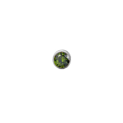 August Peridot Charms-Studs-Dainty By Kate