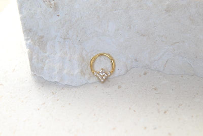 Cayo Cubic Zircon Clicker-clickers-Dainty By Kate