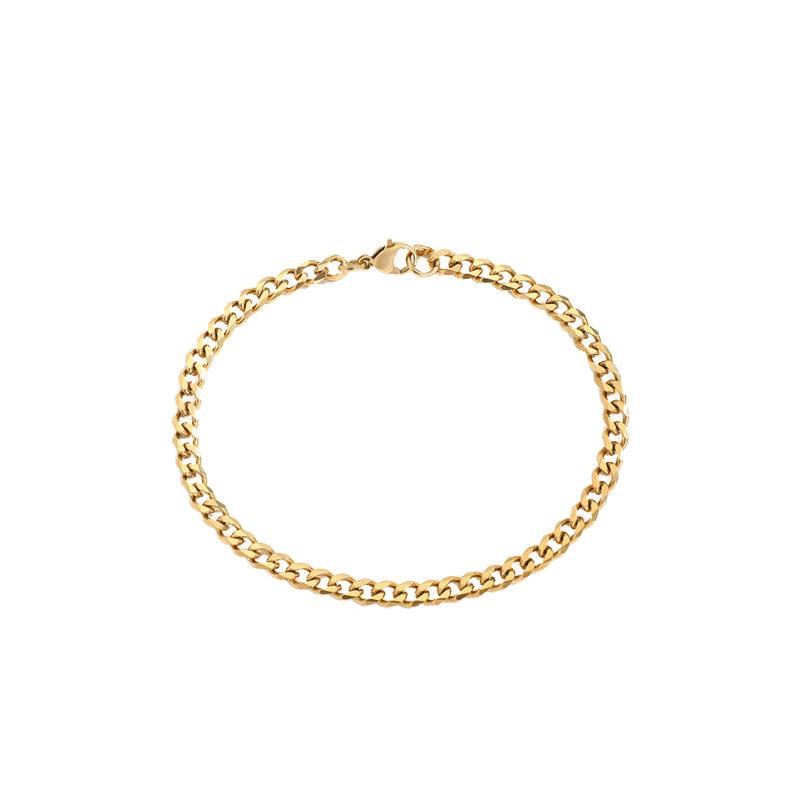 Ios Cuban Chain Bracelet-Bracelet-Dainty By Kate