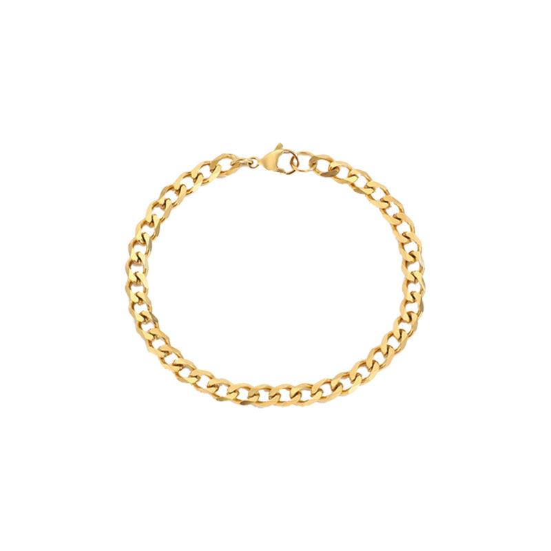 Ios Cuban Chain Bracelet-Bracelet-Dainty By Kate