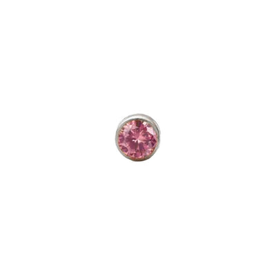 January Garnet Charm-Studs-Dainty By Kate