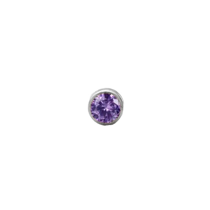 June Alexandrite Charm-Studs-Dainty By Kate