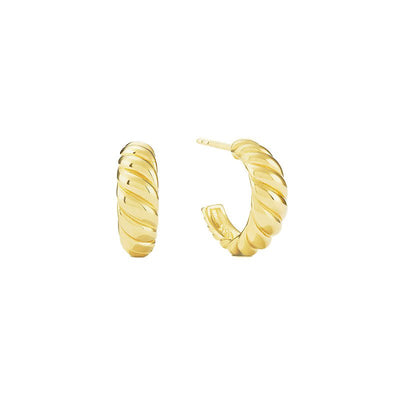 Mini Croissant Hoops-Hoops-Dainty By Kate