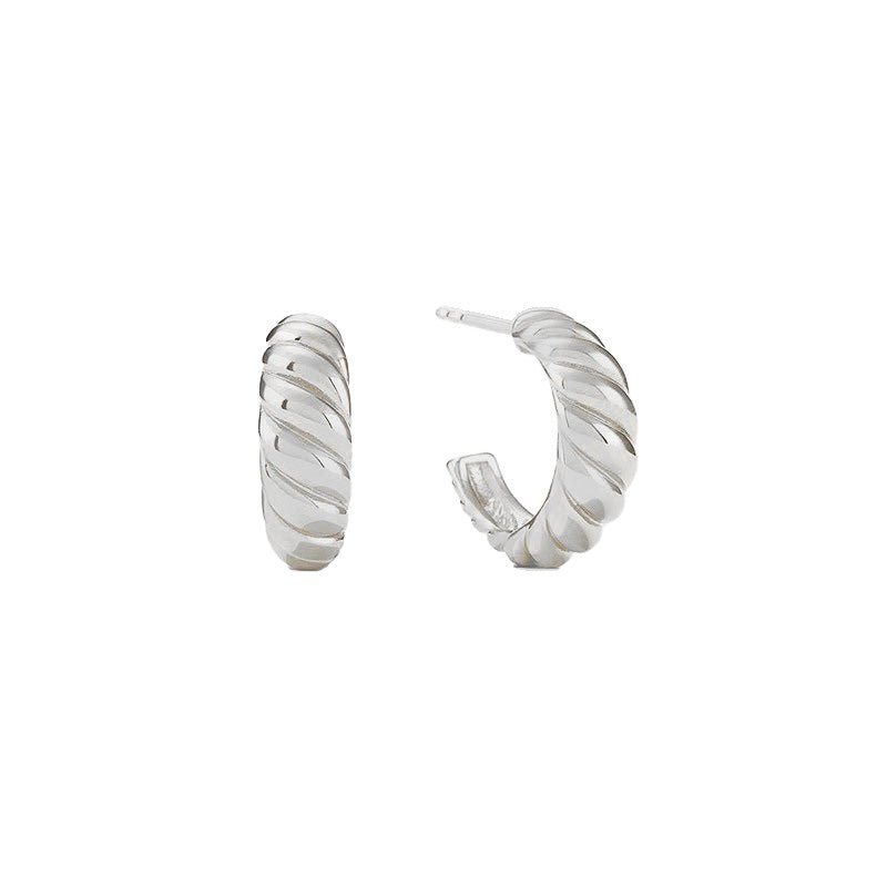 Mini Croissant Hoops-Hoops-Dainty By Kate