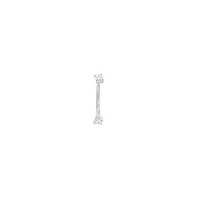 Moorae CZ Curved Barbell-clickers-Dainty By Kate