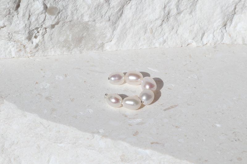 Nice Pearl Ear Cuff-Ear Cuffs-Dainty By Kate