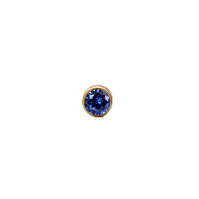September Sapphire Charm-Studs-Dainty By Kate