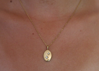 Serenity Stars Necklace-Necklace-Dainty By Kate