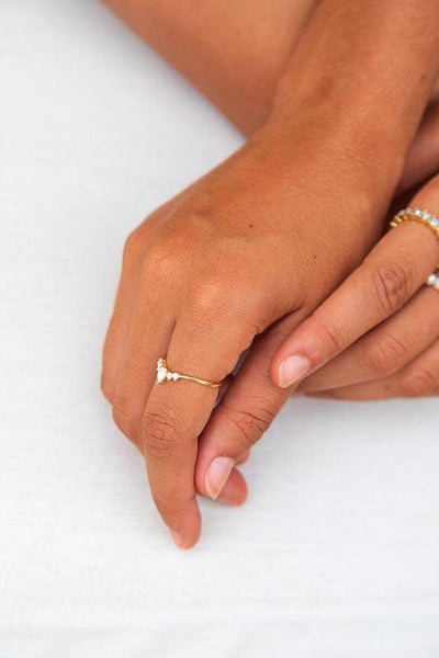 Tulum Opal V Ring-Rings-Dainty By Kate