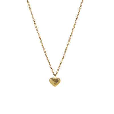 Valencia Heart Pendant Necklace-Necklace-Dainty By Kate